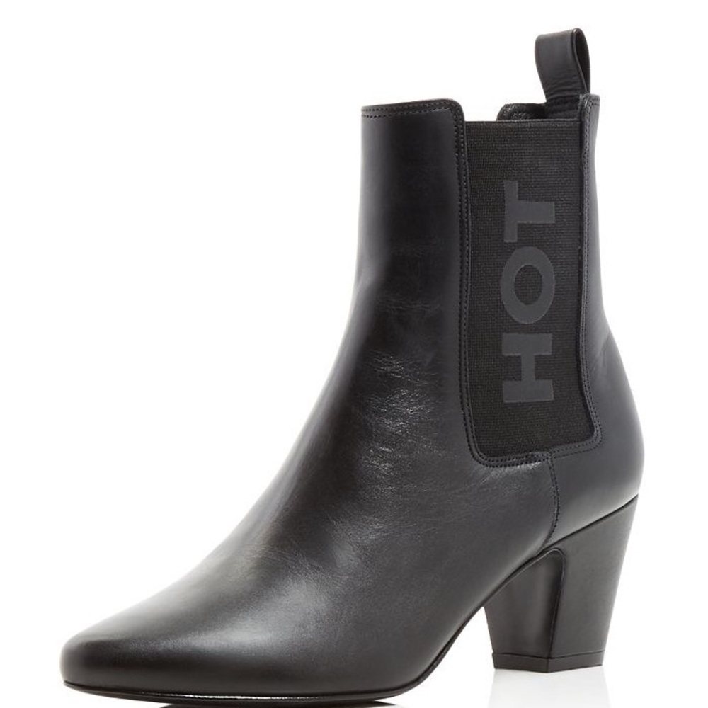 Kate Bosworth Matisse Hoyt Hot Shot Mid heel leather black boots